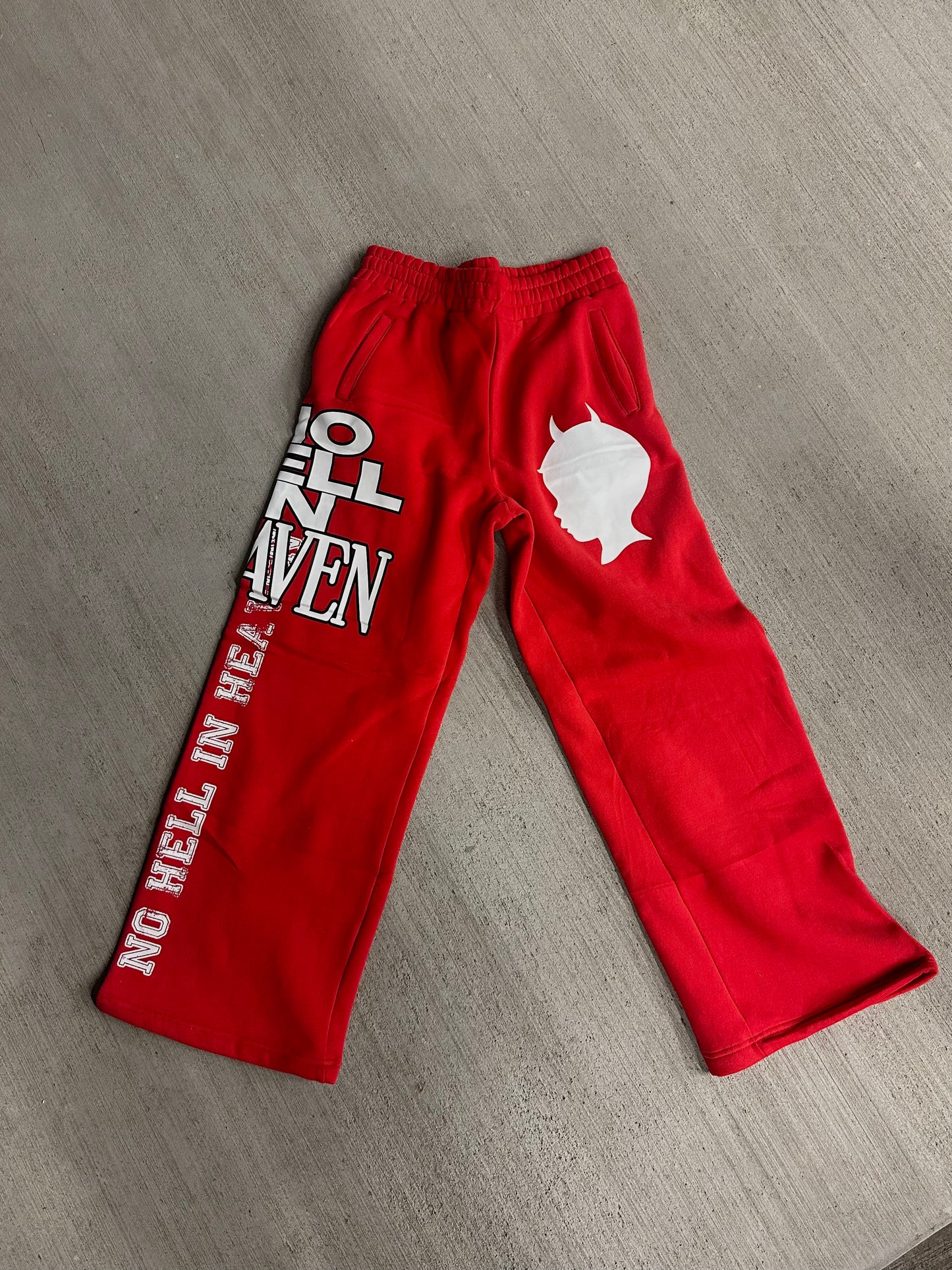 No Hell In Heaven Oversized Baggy Sweatpants